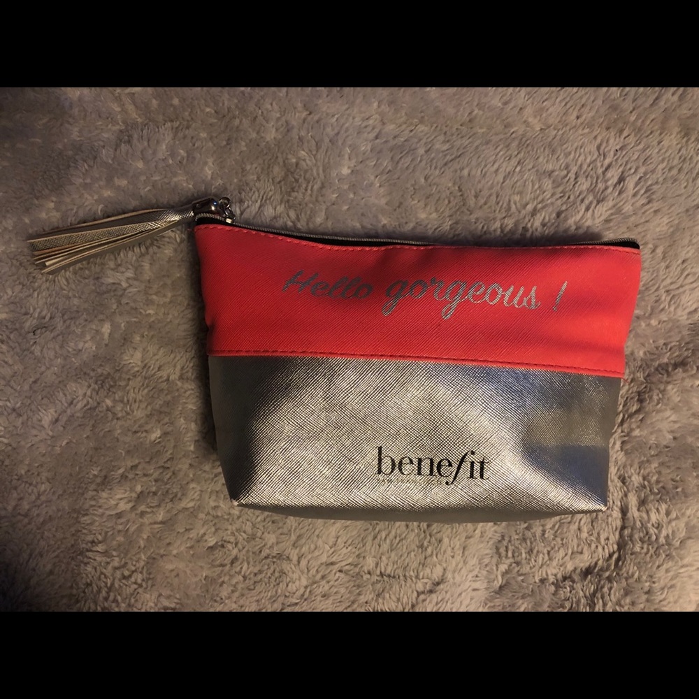 Benefit cosemetics make up bag